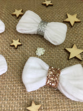 Barrettes blanches cérémonie