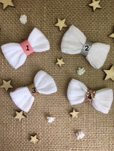 Barrettes blanches cérémonie