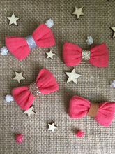 Barrettes corail cérémonie