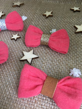 Barrettes corail cérémonie