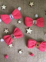 Barrettes corail cérémonie