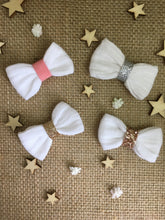 Barrettes blanches cérémonie