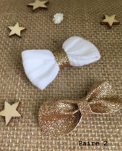Paire barrettes cérémonie