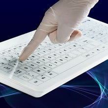Clavier Tactile en VERRE pour zones aseptiques Sans fil
